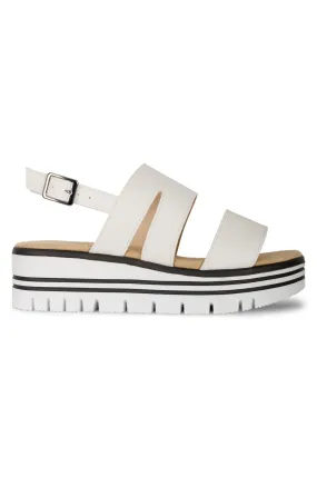 Chunky sole Sandal | WHITE | JOCELYN AB