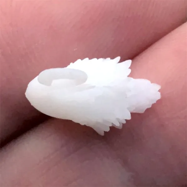 3D Bird Resin Inclusion for Resin Craft | Miniature Dollhouse Swan Embellishments | Resin Art Supplies (2 pcs / 13mm x 12mm)