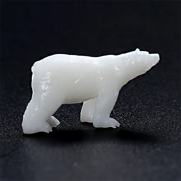 3D Polar Bear Figurine | Miniature Animal Resin Inclusion for Resin Diorama Making | Resin Art Supplies (1 piece / 17mm 20mm 25mm)