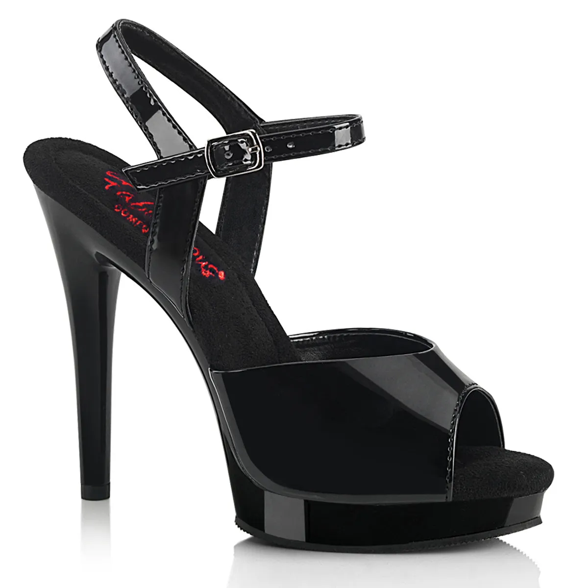 5 Inch Heel GLORY-509 Black Patent