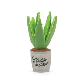 Aloe-ve You Plant Plush Dog Toy