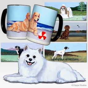 American Eskimo Dog Scenic Mug