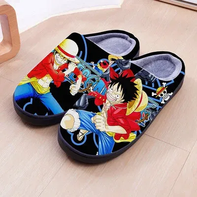 Anime Luffy Zoro Chopper Hancock slippers