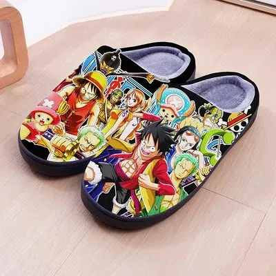 Anime Luffy Zoro Chopper Hancock slippers