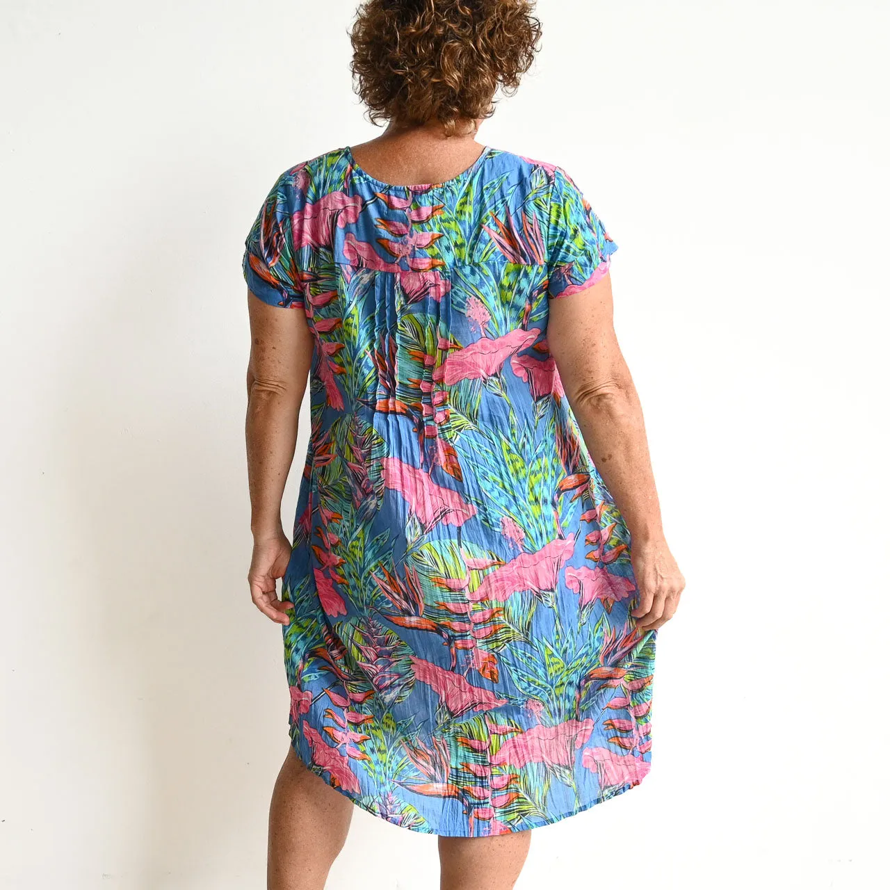 Be The Sunshine Cotton Dress - Bird of Paradise