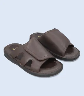 BM5906-BROWN-Men Slipper