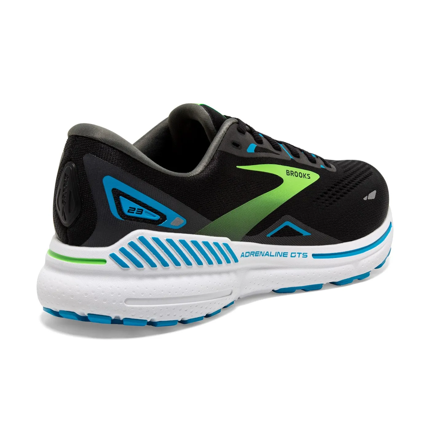 Brooks Adrenaline GTS 23 Black Hawaiian Ocean Green Men's