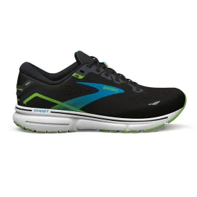 Brooks Ghost 15 (Mens) - Black/Hawaiian Ocean/Green