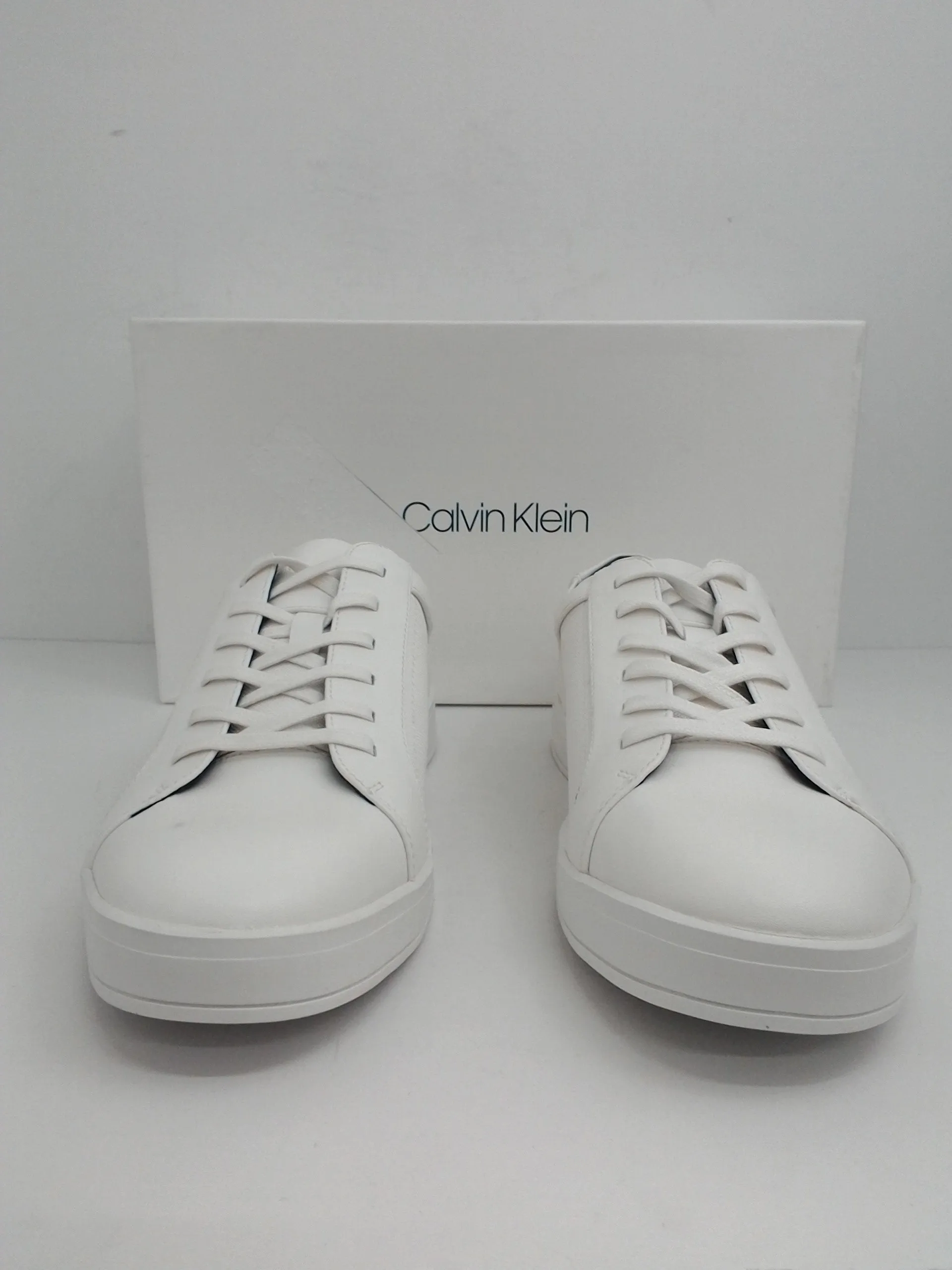 Calvin Klein Men's Bowyer Brushed Smooth/diamond, Sneakers Size 9.5 M