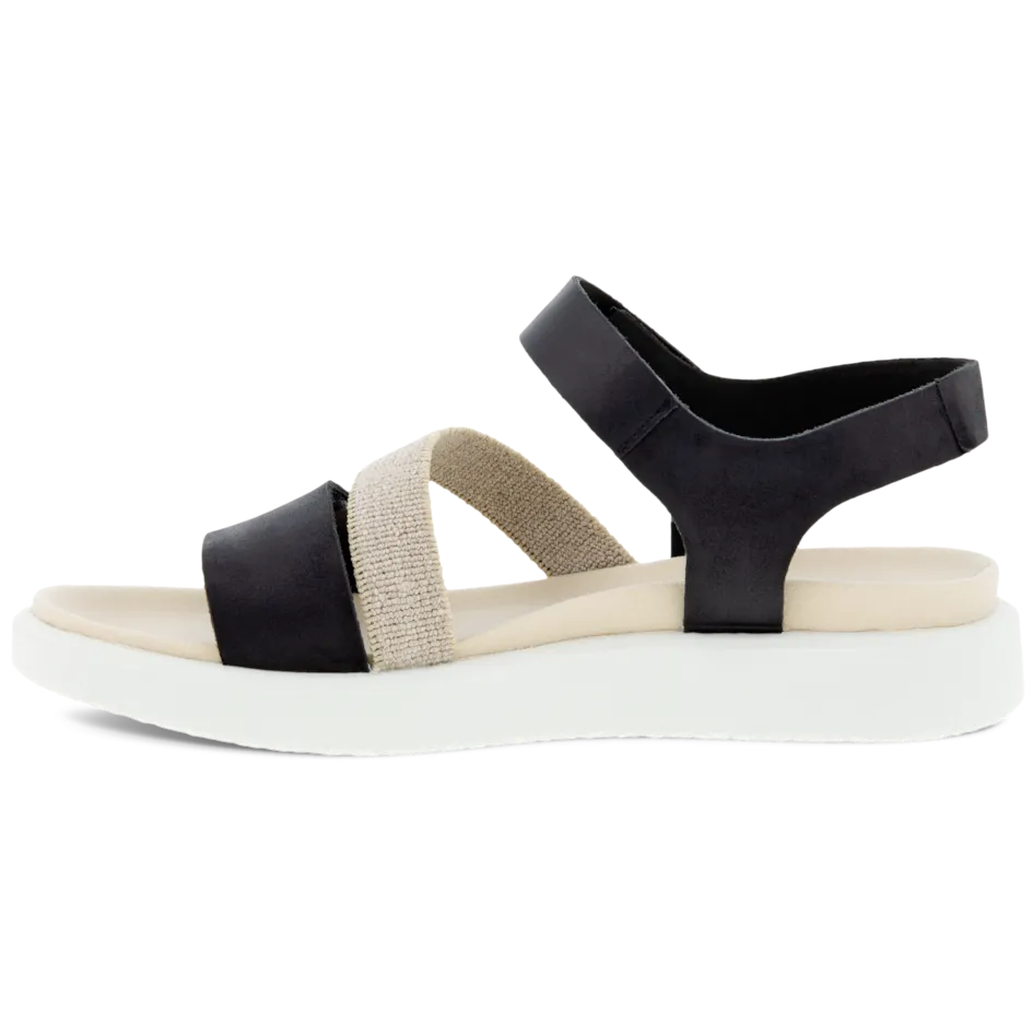 Ecco Flowt Strap Sandal - Black