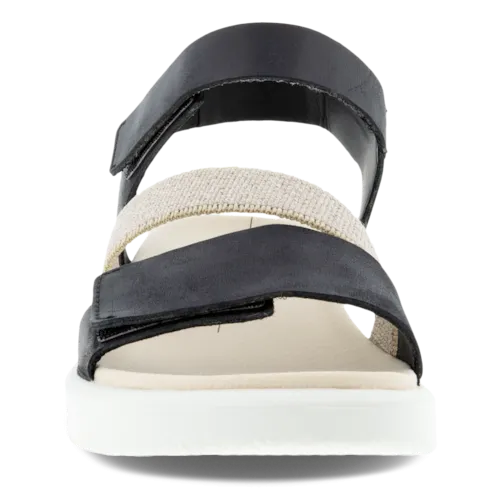 Ecco Flowt Strap Sandal - Black