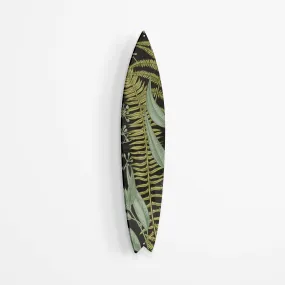 Ferns Botanical  Acrylic Surfboard Wall Art