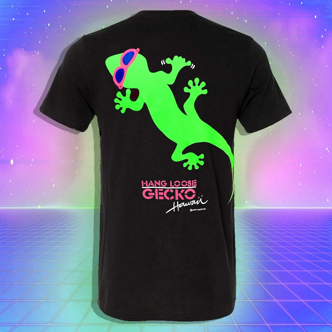 Gecko Hang Loose Black (GLOW In The Dark!)