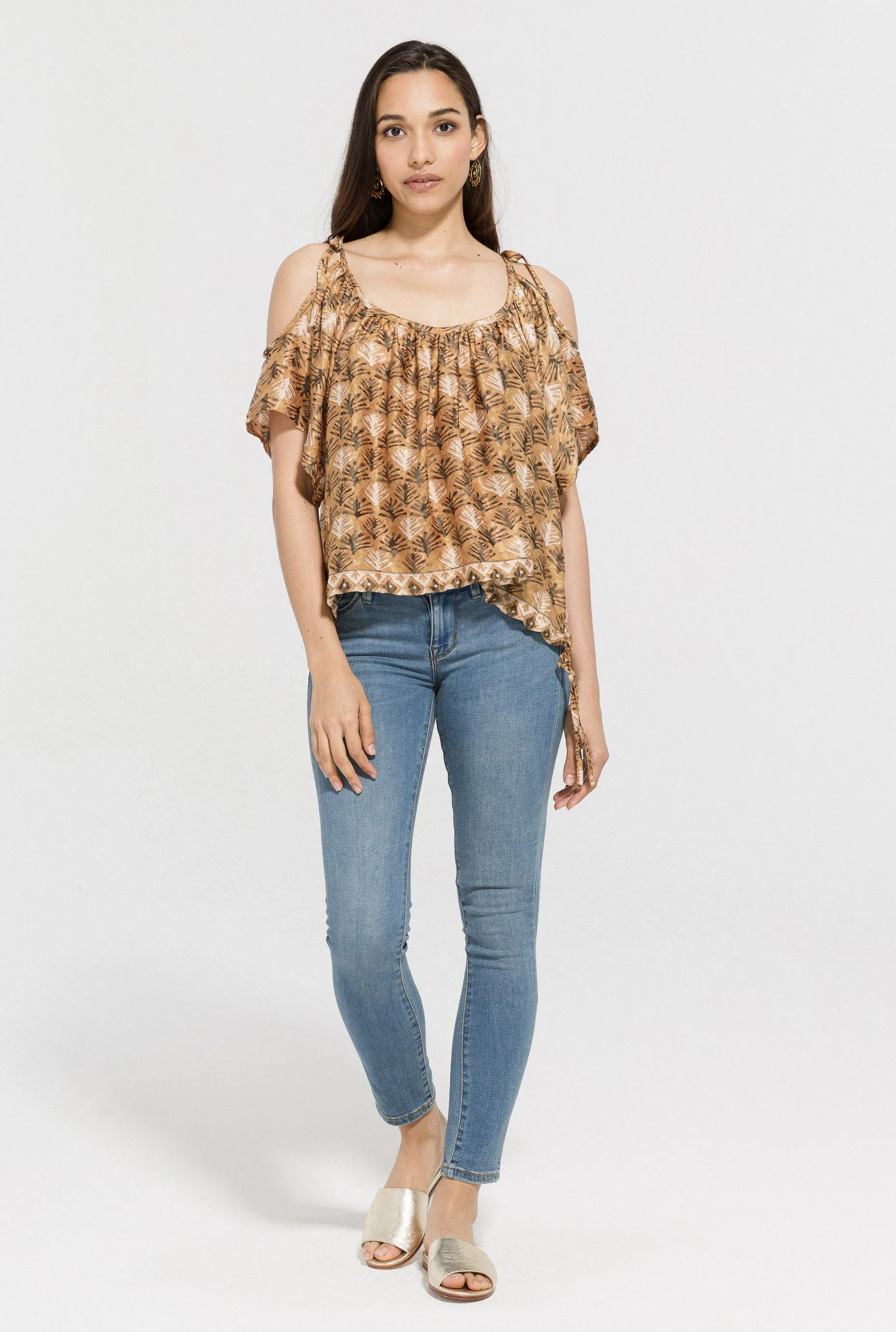 Hot and Cold Shoulder Top