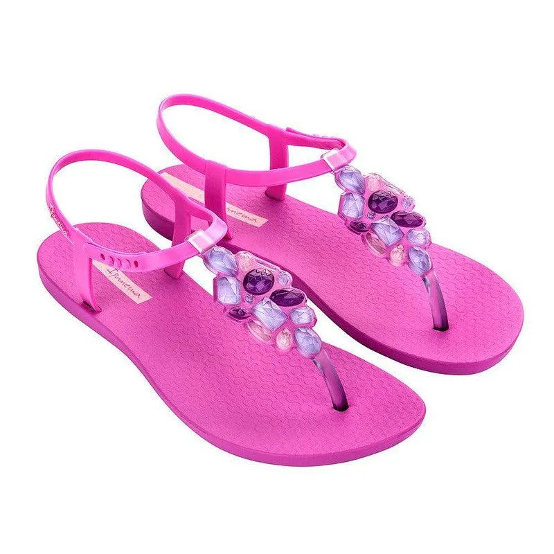 Ipanema Back Strap Sandal With Trim - Pink