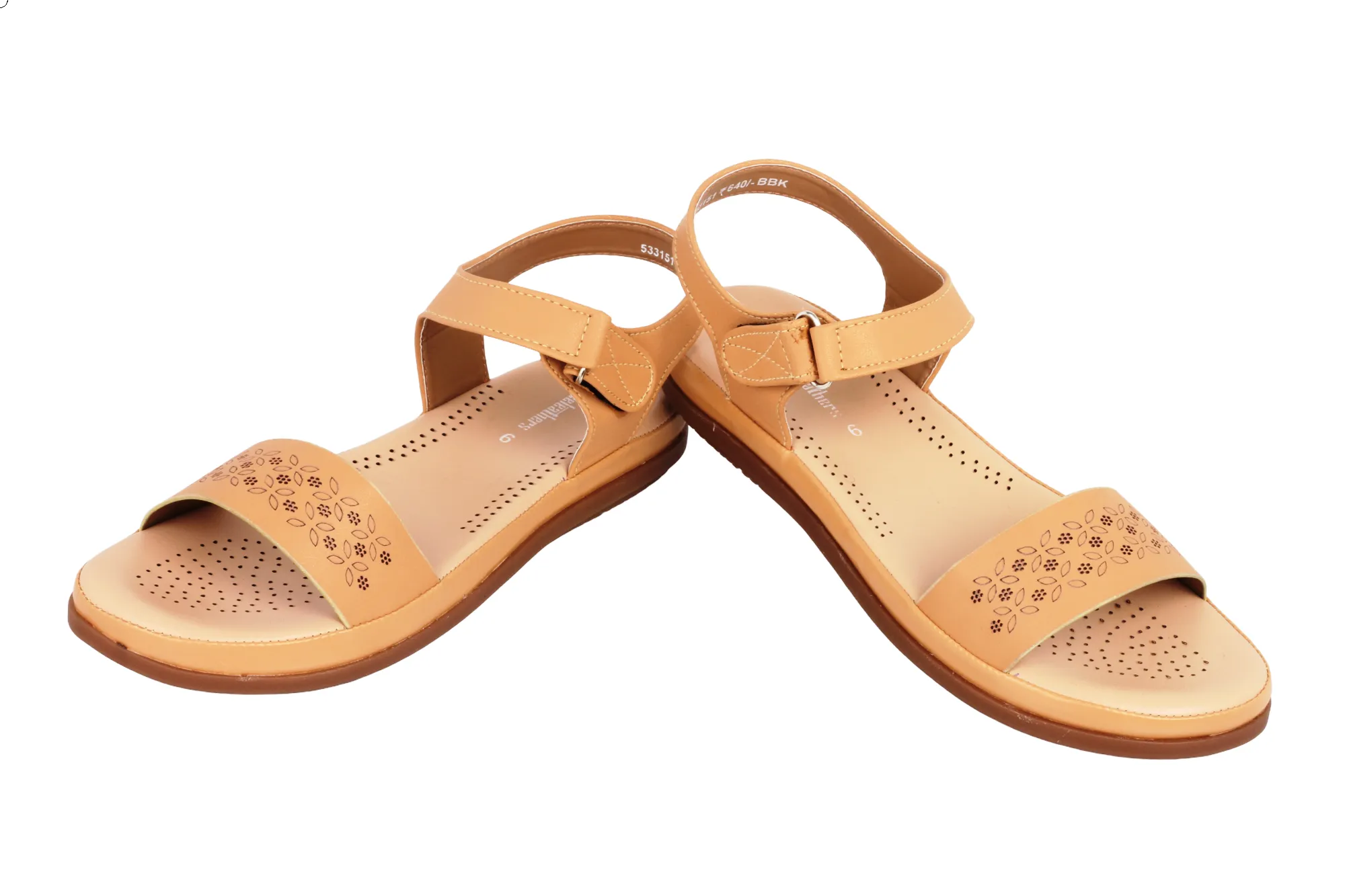 Ladies Flat Comfort Sandal 533151