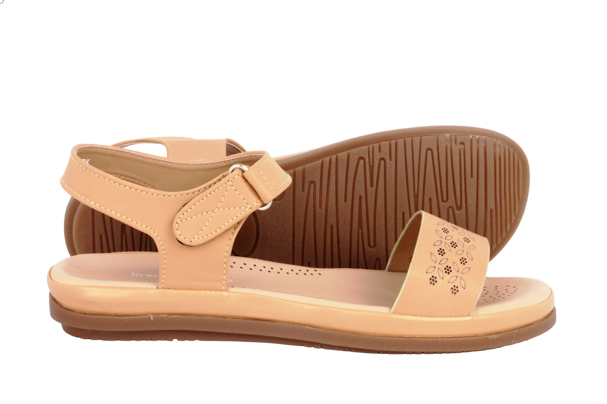 Ladies Flat Comfort Sandal 533151