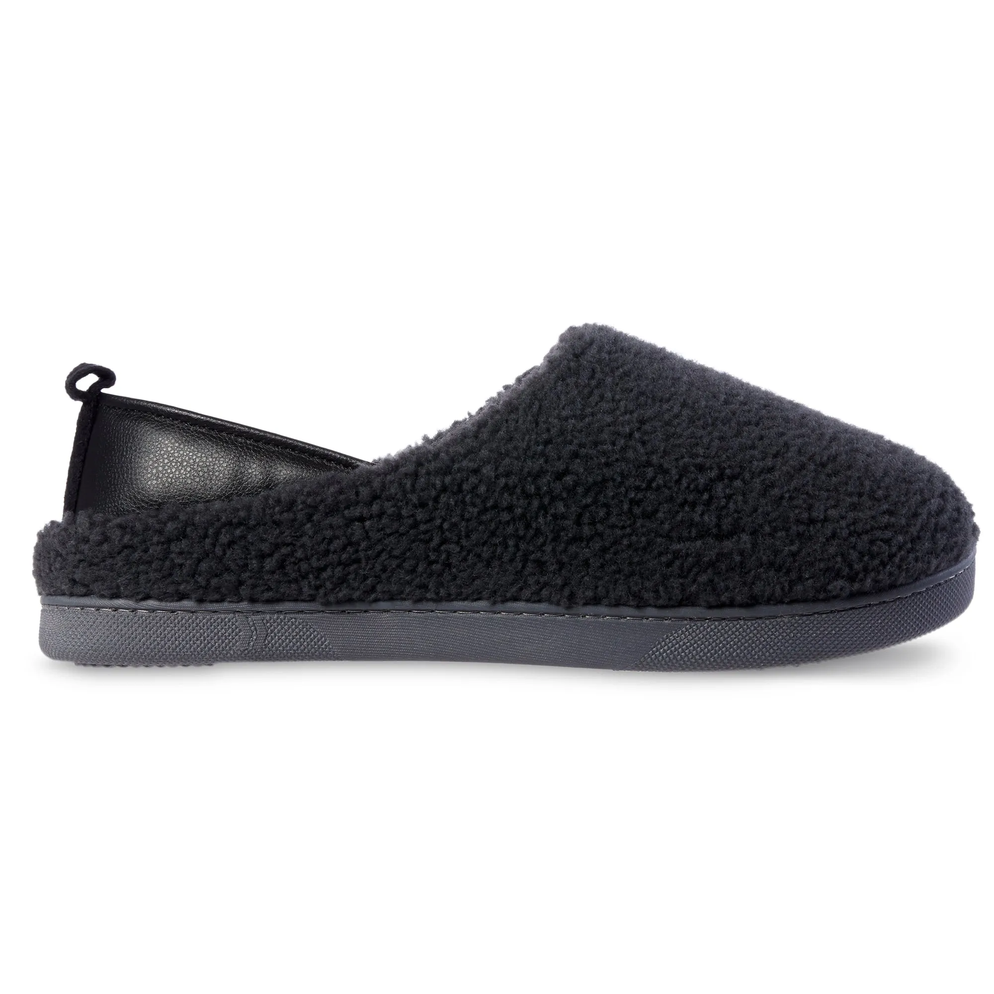 Men's Garrett Closed Back Slippers With Berber and Memory Foam