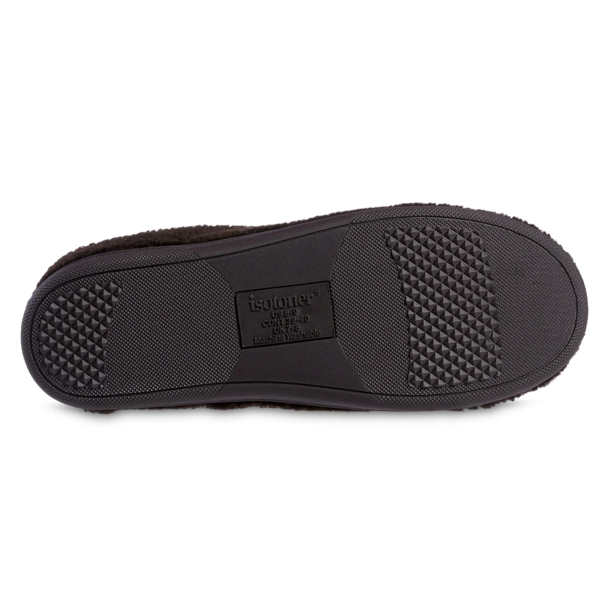 Men's Garrett Closed Back Slippers With Berber and Memory Foam