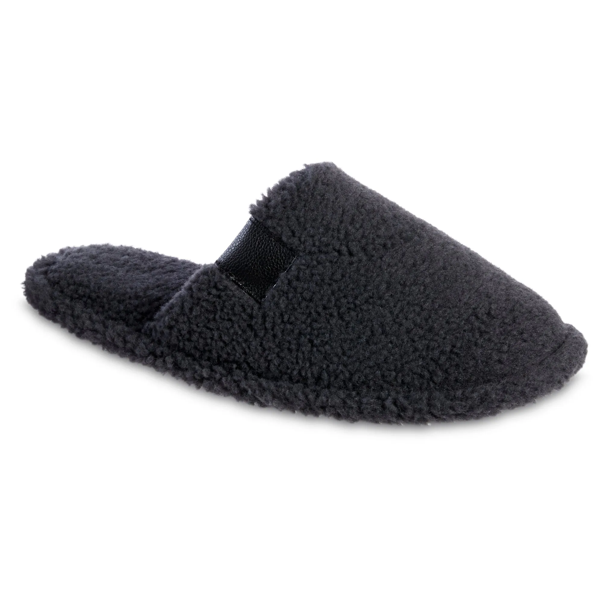 Men's Garrett Scuff Slippers With Berber And Memory Foam