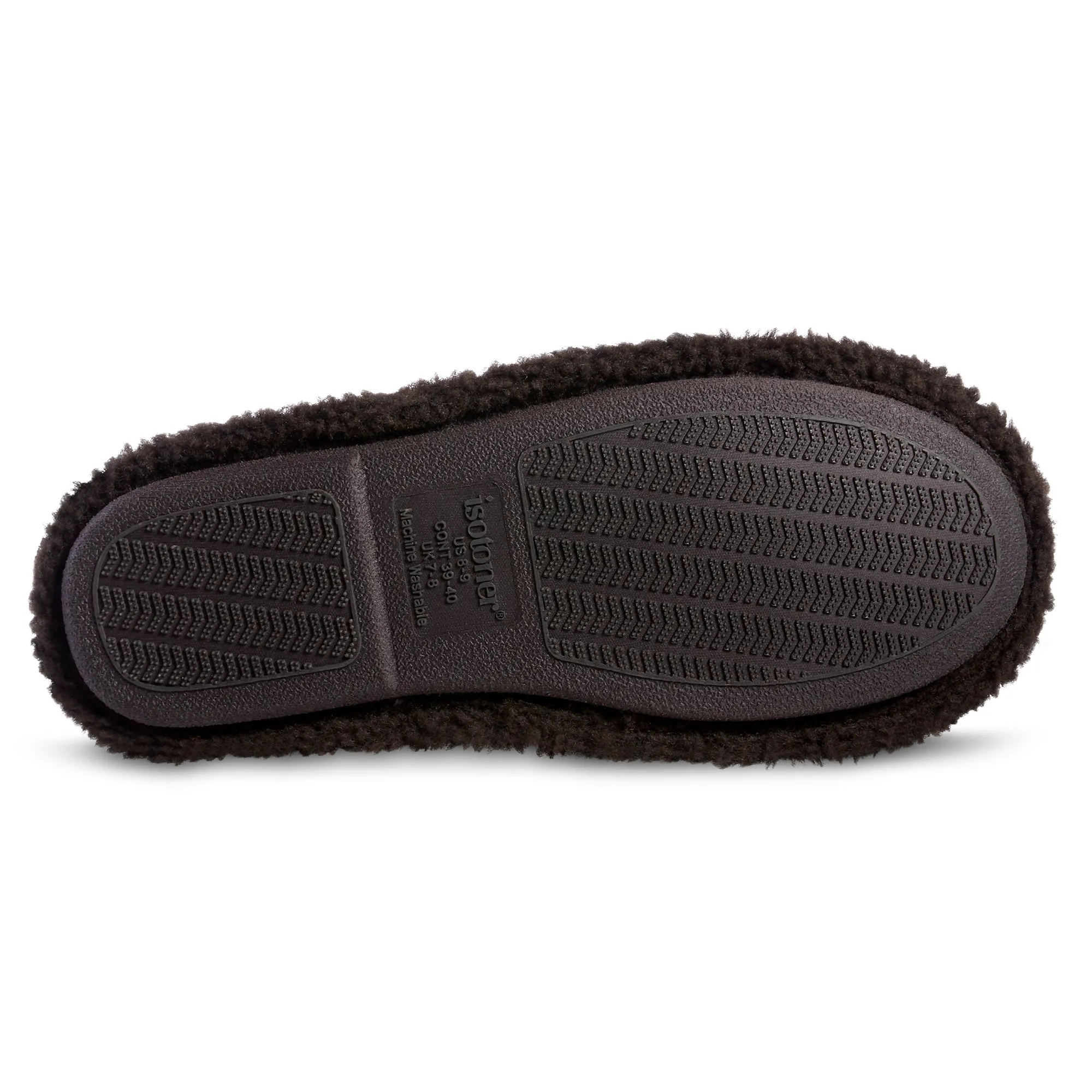 Men's Garrett Scuff Slippers With Berber And Memory Foam