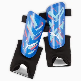 Puma Ultra Light Ankle Shinguards (Bluemazing/White/Electric Peppermint)