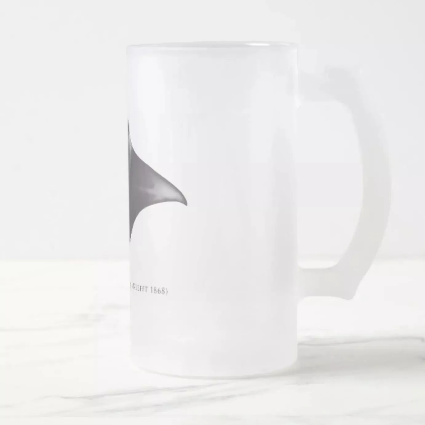 Reef Manta - Frosted Glass Stein