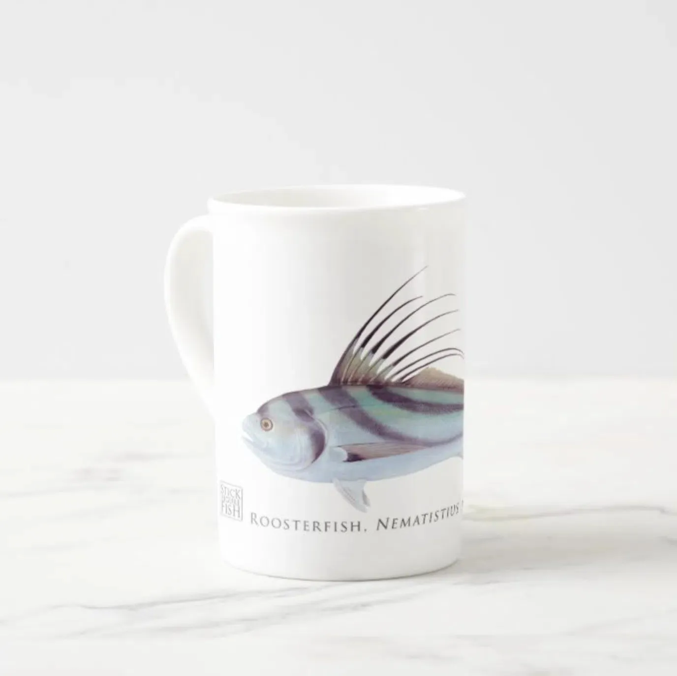 Rooster Fish - Fine Bone China Mug