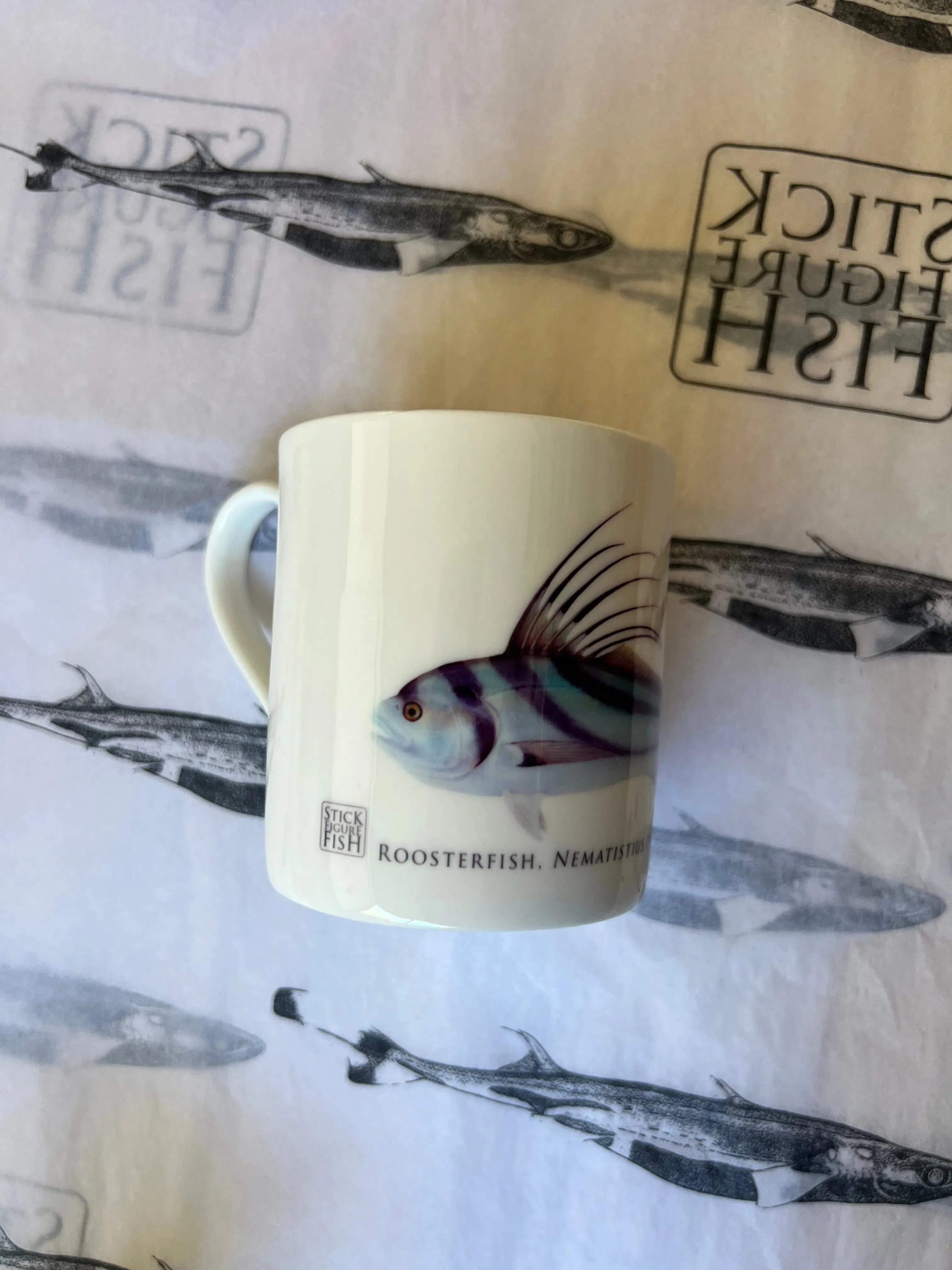 Rooster Fish - Fine Bone China Mug